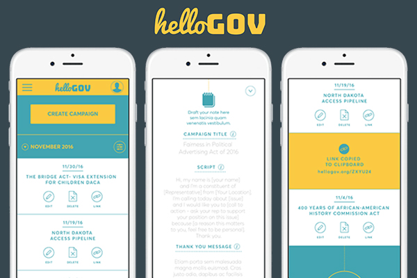 smartphones using hellogo app